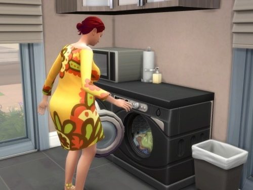 Under Counter Washing Machine & Dryer by Teknikah at Mod The Sims