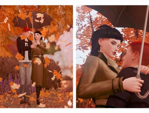 Under my umbrella posepack (remake) at Rethdis-love