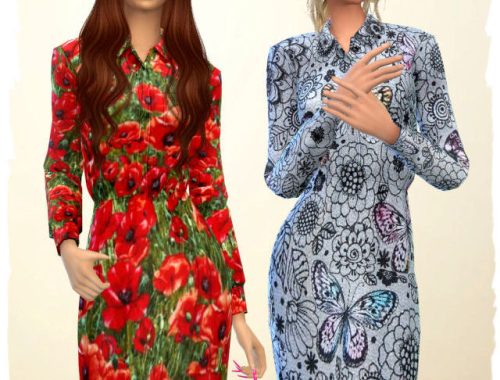 Uni dress by Chalipo at All 4 Sims