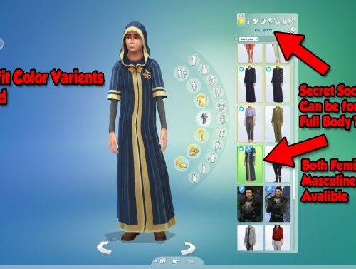 Unlock Secret Society Outfits by Myfharad at Mod The Sims