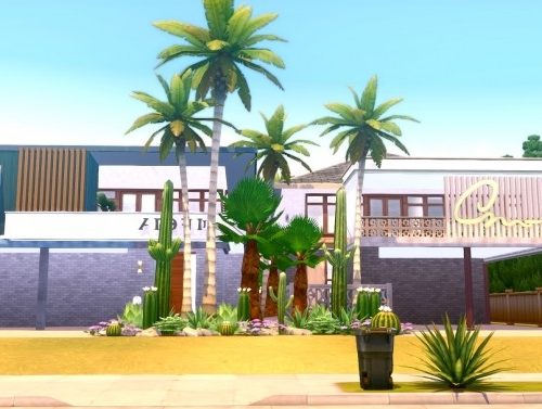 Upland Place Dingbats – L.A. Inspired Home for Del Sol Valley at Simsational Designs