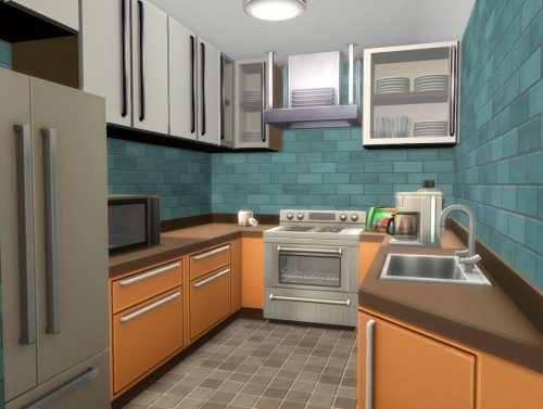 Upland Place Dingbats – L.A. Inspired Home for Del Sol Valley at Simsational Designs