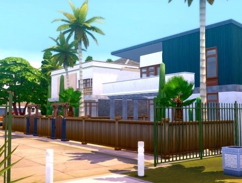 Upland Place Dingbats – L.A. Inspired Home for Del Sol Valley at Simsational Designs