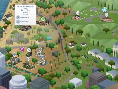 Upland Place Dingbats – L.A. Inspired Home for Del Sol Valley at Simsational Designs