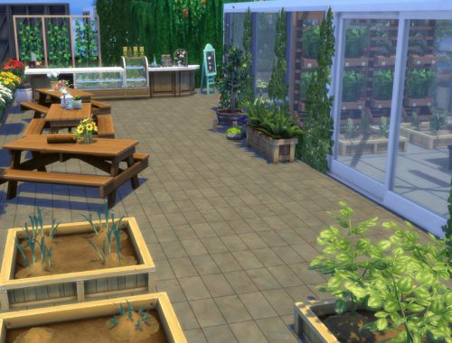Urban Farming Rooftop Greenhouse Community Lot - no cc