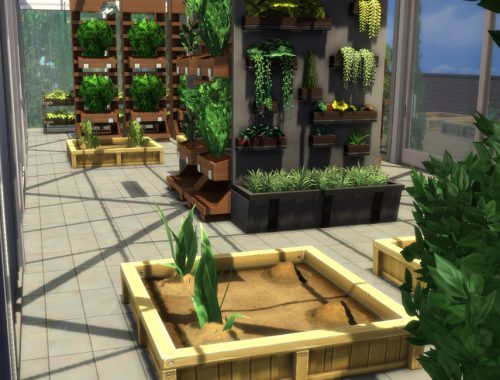 Urban Farming Rooftop Greenhouse Community Lot - no cc