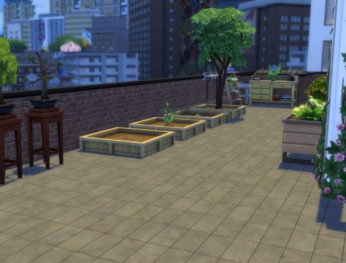 Urban Farming Rooftop Greenhouse Community Lot - no cc