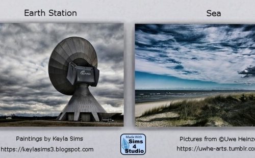 Uwe Heinze paintings at Keyla Sims