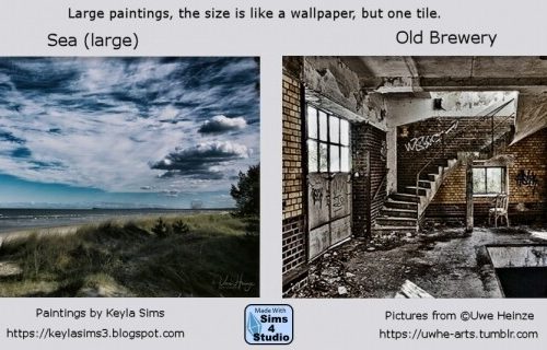 Uwe Heinze paintings at Keyla Sims