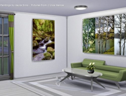 Uwe Heinze paintings at Keyla Sims