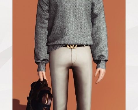 V-Neck Sweater With Turtleneck at Gorilla