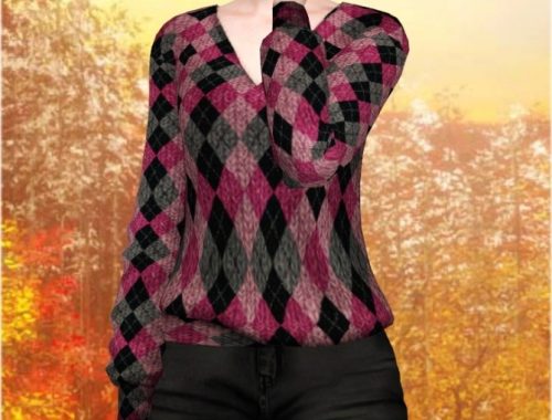 V-neck sweaters at Jenni Sims