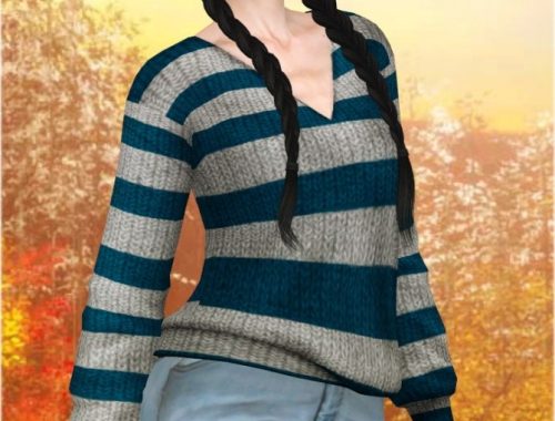 V-neck sweaters at Jenni Sims