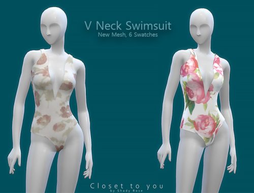 V neck Swimsuit