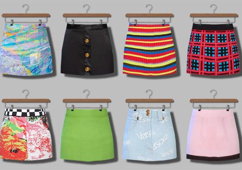 V Skirts (P) at Descargas Sims