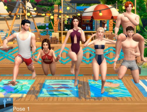 Vacation - Pose Pack