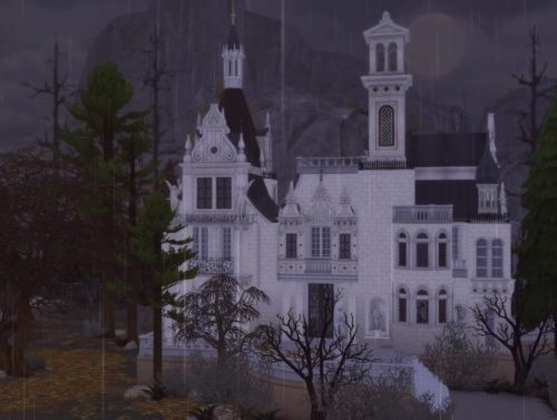 Vampire Castle Unfurnished at GravySims