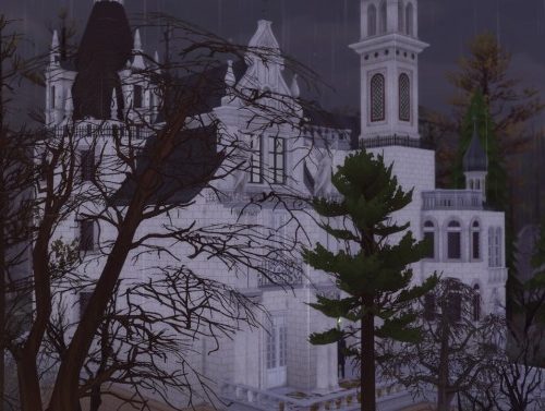 Vampire Castle Unfurnished at GravySims
