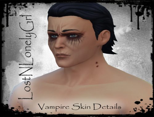 Vampire Face Detail Enabled For Human And Alien