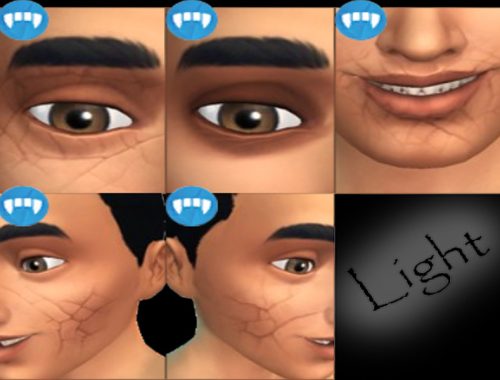 Vampire Face Detail Enabled For Human And Alien