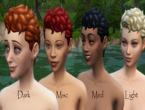 Vampire Face Detail Enabled For Human And Alien