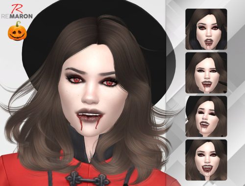 Vampire Facepaint - Halloween 03