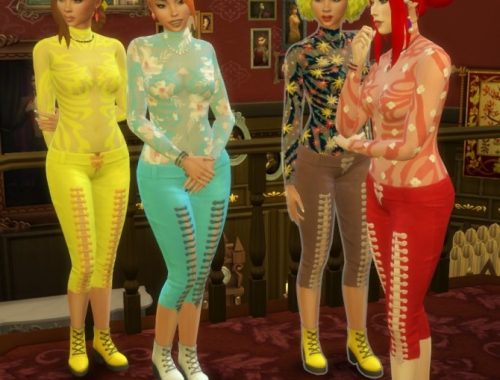 Vampire Shirt & Leggings Part 1 at Annett’s Sims 4 Welt