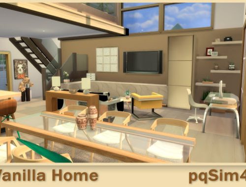 Vanilla Home at pqSims4