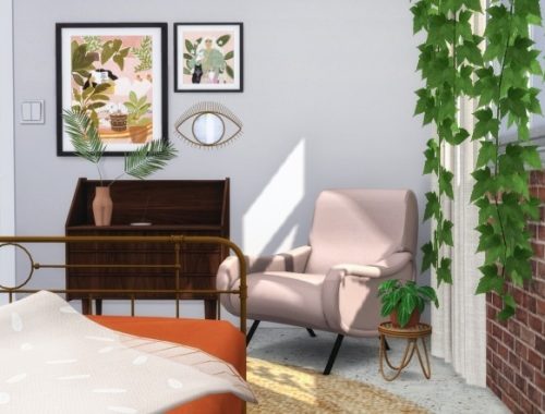 Varm bedroom set at Sanoy Sims