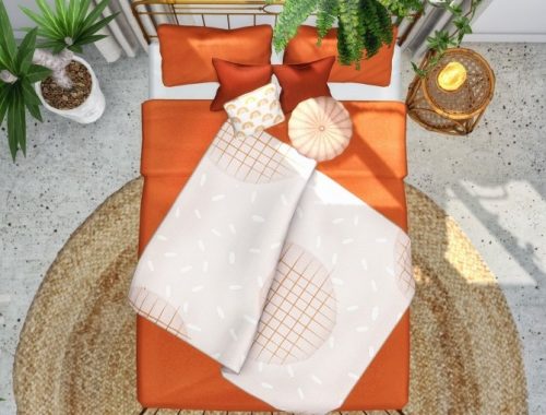 Varm bedroom set at Sanoy Sims