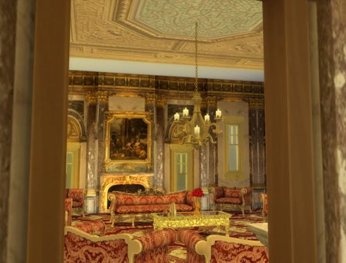 Versailles Battle Room Wall set at Anna Quinn Stories