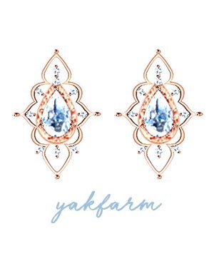 Victoria Earrings at Yakfarm