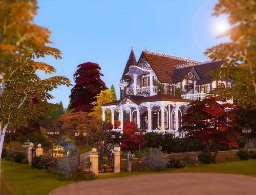 Victorian Autumn House by Ruby Red at Ruby’s Home Design