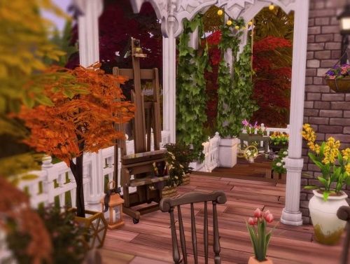Victorian Autumn House by Ruby Red at Ruby’s Home Design
