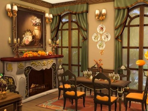 Victorian Autumn House by Ruby Red at Ruby’s Home Design