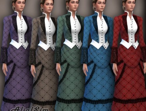 Victorian dress GF2 at Alial Sim