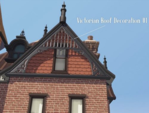 Victorian House Exterior Set at Happy Life Sims