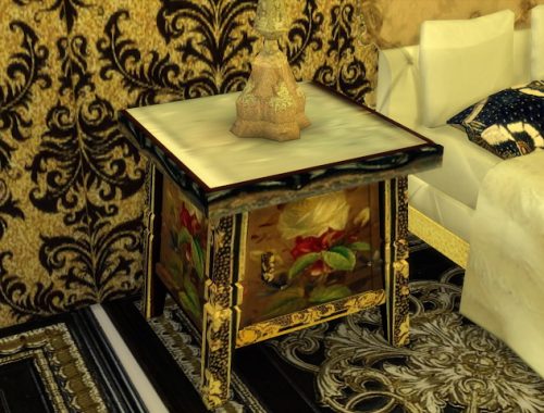 Victorian Rose End Table at Anna Quinn Stories