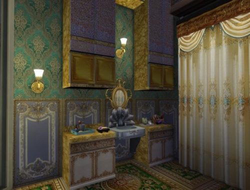 Victorian Walls With Glowing Motives at Anna Quinn Stories