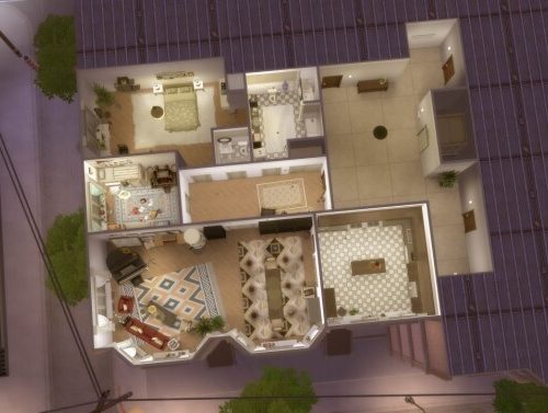 Viennese Apartment at SimKat Builds