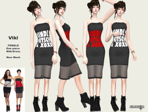 VIKI - One Piece Midi Dress