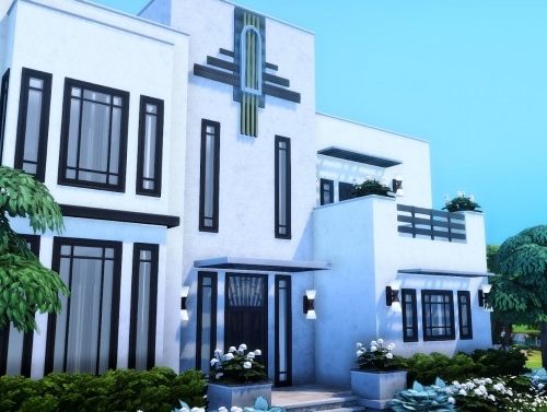 Vintage Glamour Build Addon Part II at Simsational Designs