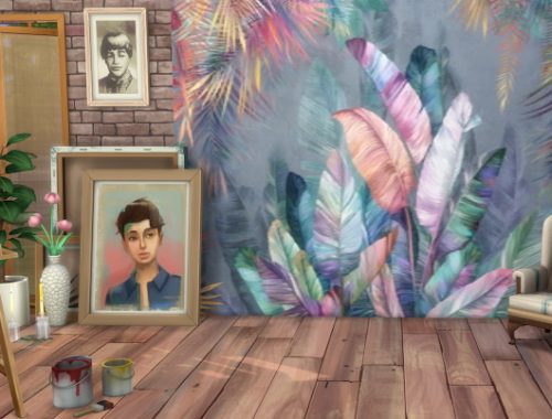 Vintage Photo Walls at Annett’s Sims 4 Welt