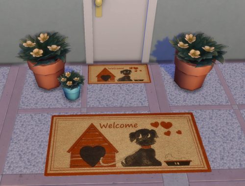Vintage,Cute and Lovely Welcome home Doormat