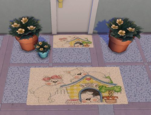 Vintage,Cute and Lovely Welcome home Doormat