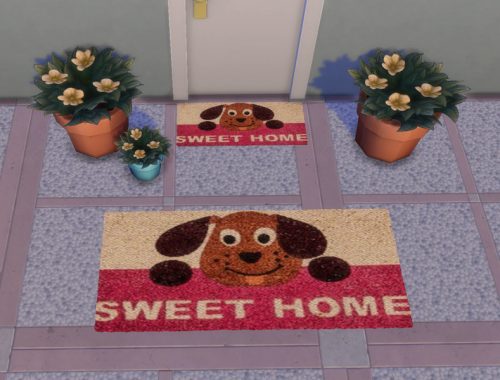 Vintage,Cute and Lovely Welcome home Doormat