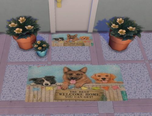 Vintage,Cute and Lovely Welcome home Doormat
