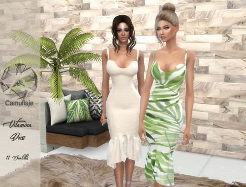 Vitamina Dress - Camuflaje