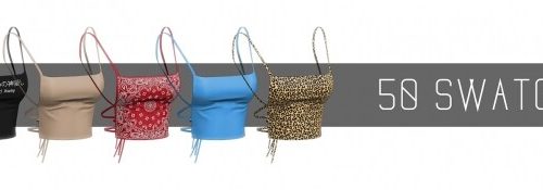 VIVIENNE backless strap top at Simpliciaty
