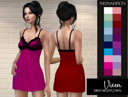 Vixen Mini Nightgown